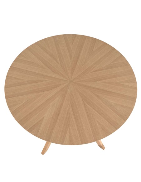 Mesa de comedor NORDAK 120 cm, roble