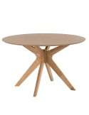 Mesa NORDAK Ø120 cm de Comedor, Roble