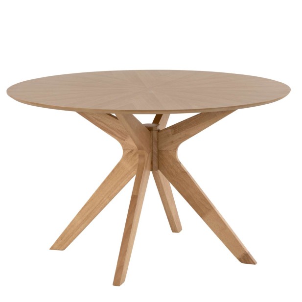 Mesa de comedor NORDAK 120 cm, roble