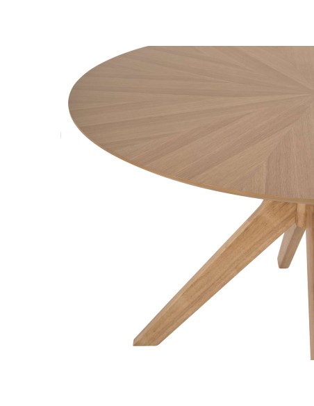 Mesa de comedor NORDAK 120 cm, roble