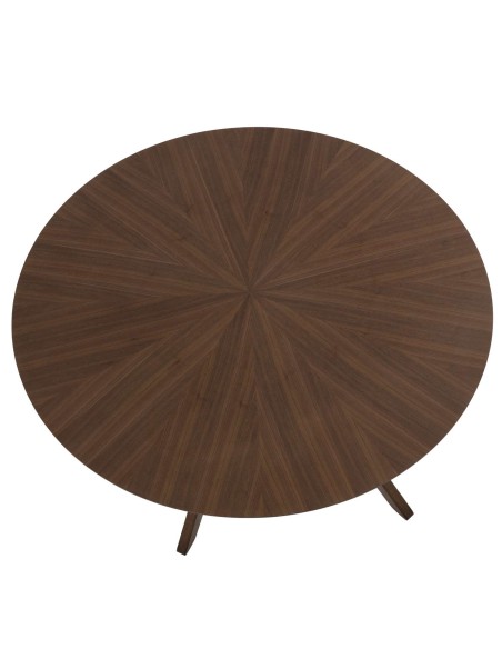 Mesa de comedor NORDAK 120 cm, nogal