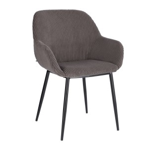 Silla KONNA, Pana Gruesa Gris - Vackart. Las modernas y exclusivas sillas de diseño de Kave Home, en Vackart tu tienda de diseño online.