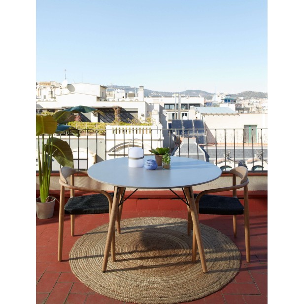 Silla NINA, Acacia Natural / Cuerda Negra - Kave Home. Vackart Silla NINA, Acacia Natural / Cuerda Negra - Kave Home. Vackart