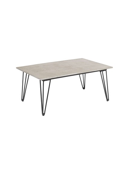 Mesa de Centro MUNDO, Metal / Cemento Gris - Bloomingville. Vackart