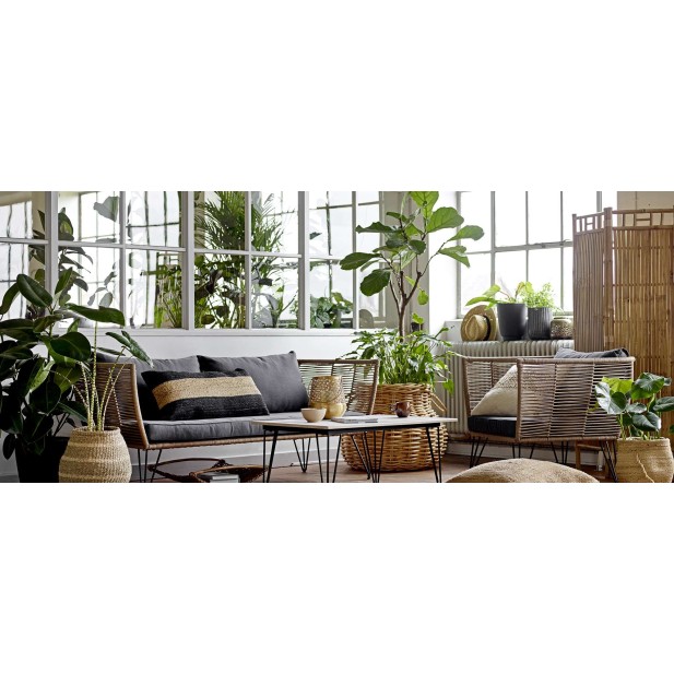 Mesa de Centro MUNDO, Metal / Cemento Gris - Bloomingville. Vackart Mesa de Centro MUNDO, Metal / Cemento Gris - Bloomingville. Vackart