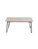 Mesa de Centro MUNDO, Metal / Cemento Gris - Bloomingville