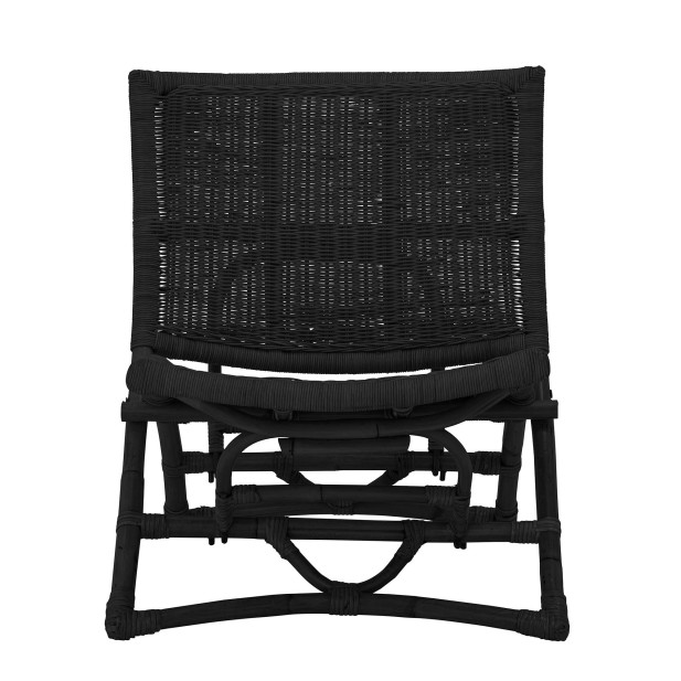 Sillón Plegable BAZ, Ratán Negro - Bloomingville. Vackart Sillón Plegable BAZ, Ratán Negro - Bloomingville. Vackart