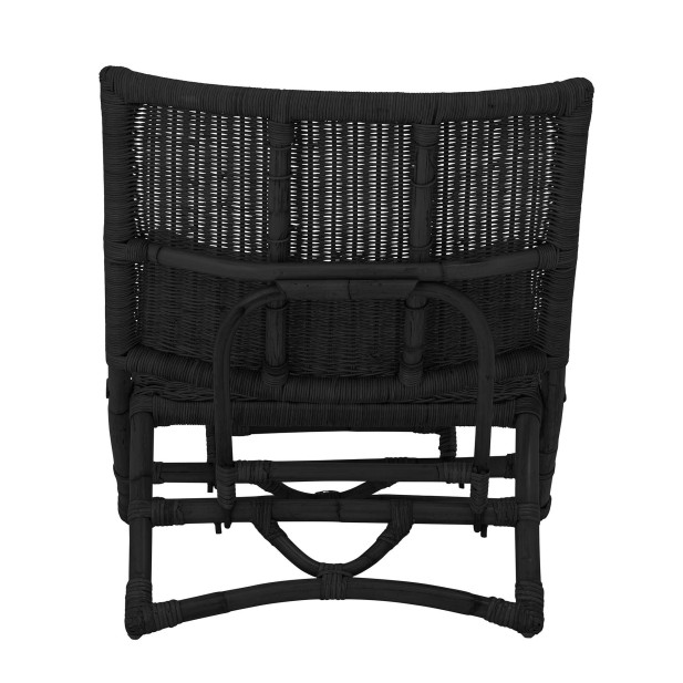 Sillón Plegable BAZ, Ratán Negro - Bloomingville. Vackart Sillón Plegable BAZ, Ratán Negro - Bloomingville. Vackart