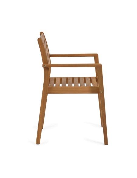 Silla de exterior Hanzel acacia - Kave Home; Vackart. CC2167M46
