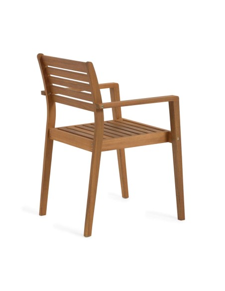 Silla de exterior Hanzel acacia - Kave Home; Vackart. CC2167M46