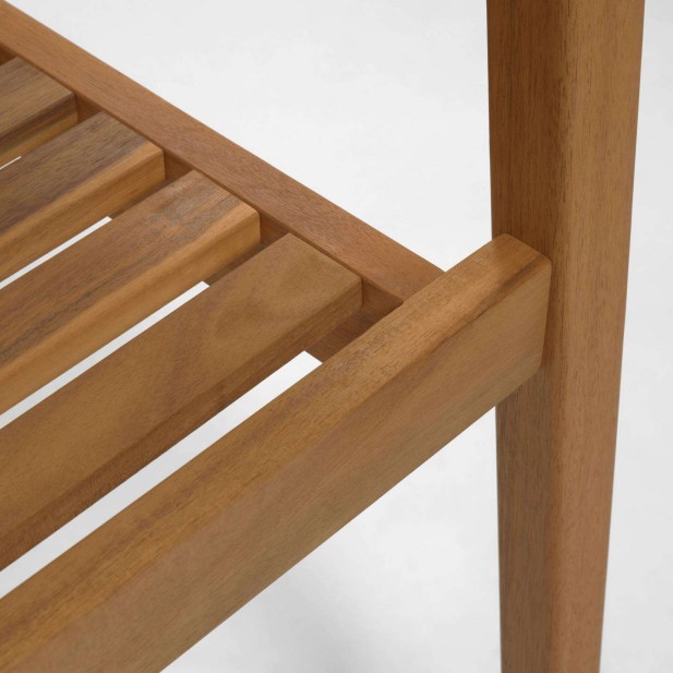 Silla de exterior Hanzel acacia - Kave Home; Vackart. CC2167M46 Silla de exterior Hanzel acacia - Kave Home; Vackart. CC2167M46