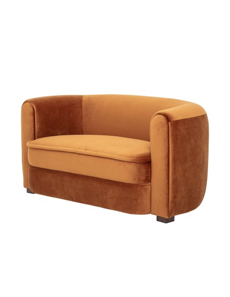 Sofá MALALA, Terciopelo Marrón - Bloomingville. Vackart