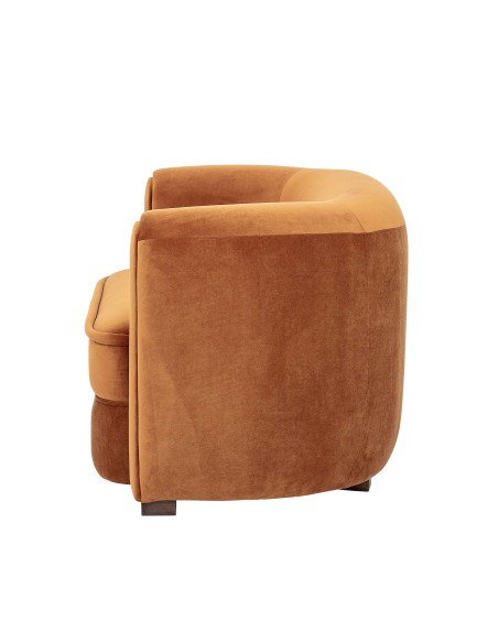 Sofá MALALA, Terciopelo Marrón - Bloomingville. Vackart