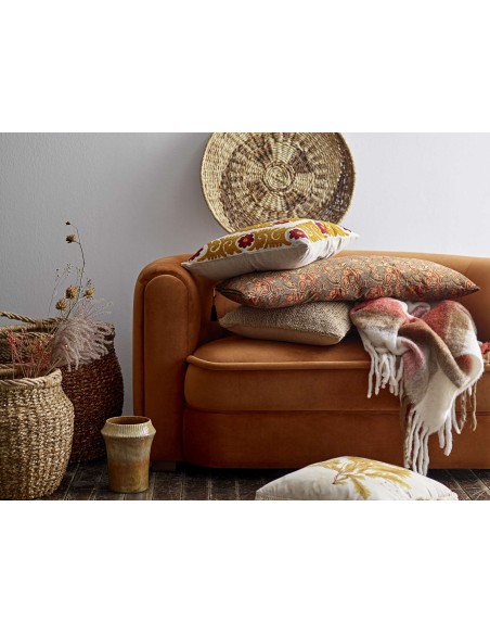 Sofá MALALA, Terciopelo Marrón - Bloomingville. Vackart