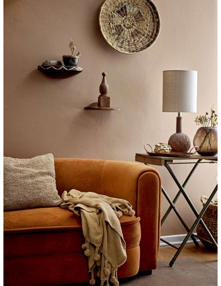 Sofá MALALA, Terciopelo Marrón - Bloomingville. Vackart