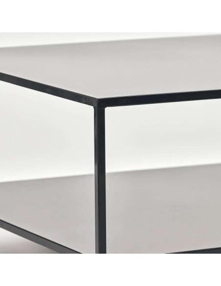 Mesa de Centro FARI 85x85 cm, Metal Negro - House Doctor. Vackart