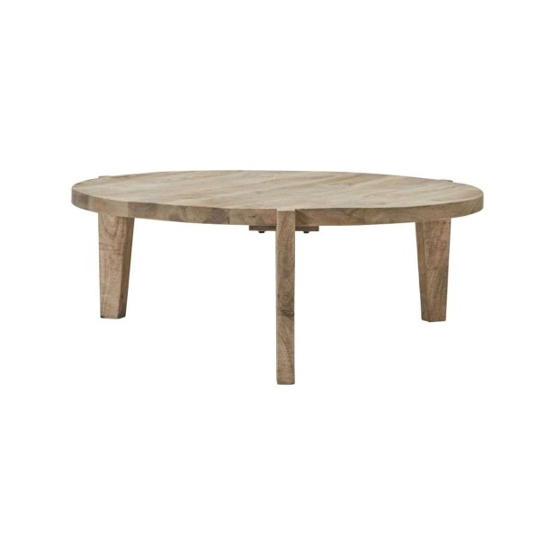 Mesa de Centro BALI Ø110 cm, Madera Natural - House Doctor. Vackart