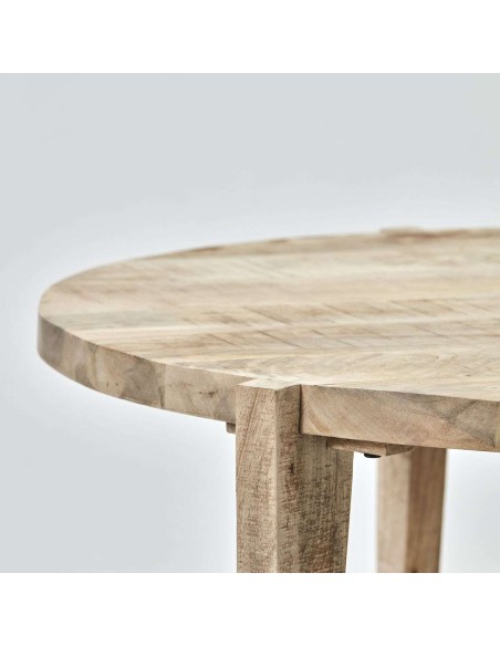 Mesa de Centro BALI Ø110 cm, Madera Natural - House Doctor. Vackart