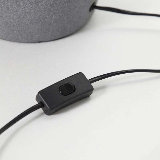 Lámpara de Sobremesa ORGA, Cemento / Textil Gris - House Doctor. Vackart Lámpara de Sobremesa ORGA, Cemento / Textil Gris - House Doctor. Vackart