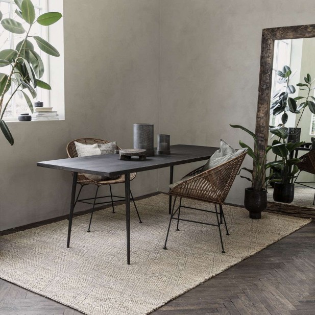 Alfombra MARA 200x300 cm, Natural - House Doctor. Vackart