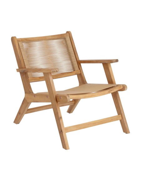 Sillón Geralda acacia/acabado natural - Kave Home; Vackart. CC2095S12