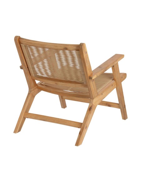 Sillón Geralda acacia/acabado natural - Kave Home; Vackart. CC2095S12