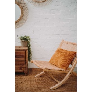 Sillón BERGEN, Madera / Ratán Natural. Vackart 2