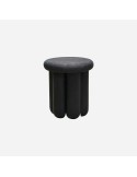 Mesita de Noche PHANT Ø38 cm, Madera Negra - House Doctor