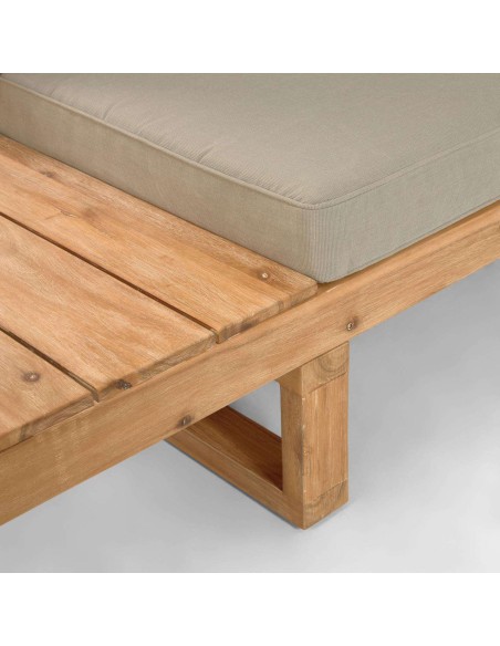 Set Flavina sofá rinconero 5plazas y mesa acacia-Kave Home;CC2097J10