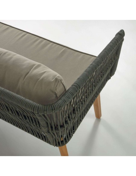 Set Inti sofá 2 plazas y 2 butacas verde-Kave Home; Vackart. CC2100J12