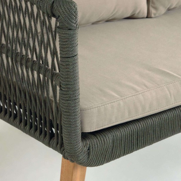 Set Inti sofá 2 plazas y 2 butacas verde-Kave Home; Vackart. CC2100J12 Set Inti sofá 2 plazas y 2 butacas verde-Kave Home; Vackart. CC2100J12