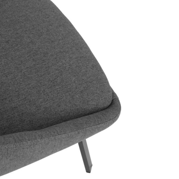 Silla Giratoria ORLOVA, Textil Gris Oscuro / Metal. Vackart Silla Giratoria ORLOVA, Textil Gris Oscuro / Metal. Vackart