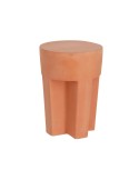 Mesa auxiliar VILENA Ø 33 cm terracota  - Kave Home