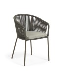 Silla YANET cuerda verde - Kave Home