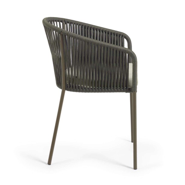 Silla YANET cuerda verde - Kave Home Silla YANET cuerda verde - Kave Home