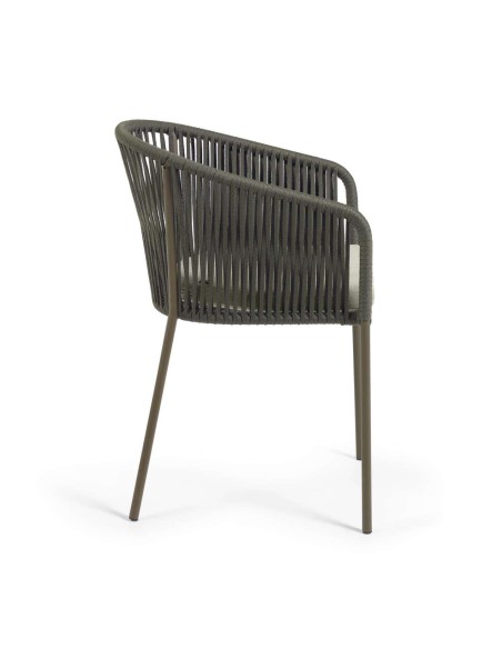 Silla YANET cuerda verde - Kave Home