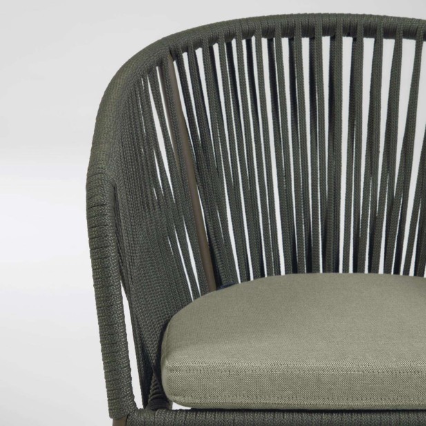 Silla YANET cuerda verde - Kave Home Silla YANET cuerda verde - Kave Home