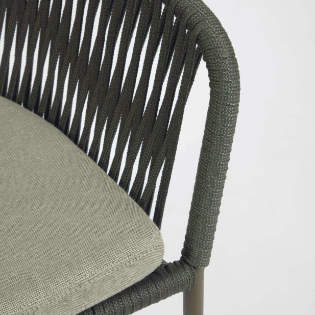 Silla YANET cuerda verde - Kave Home Silla YANET cuerda verde - Kave Home
