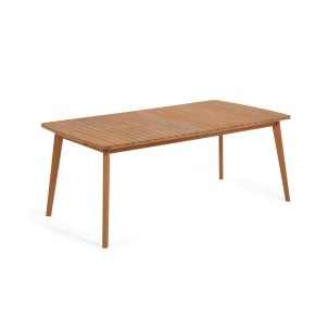 Mesa extensible de exterior HANZEL eucalipto 183 (240) x 100 cm FSC 100%; Vackart. CC2172M46. Vackart, tu tienda de diseño