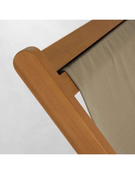 Hamaca plegable ADREDNA verde/acacia FSC 100% - Kave Home