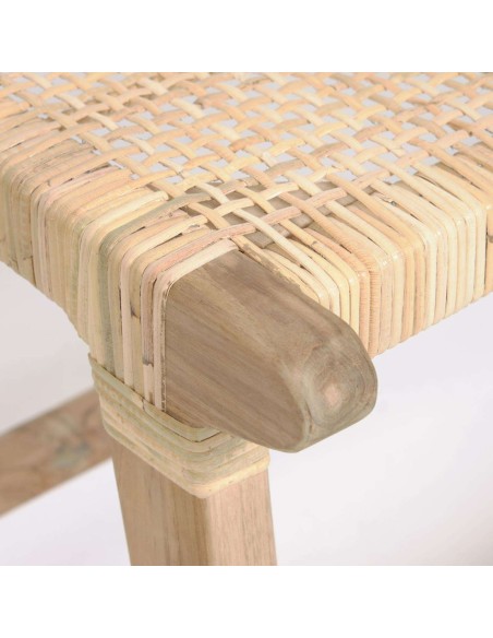 Banco BEIDA madera maciza teca 120 cm - Kave Home