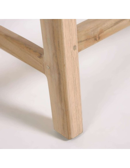 Banco BEIDA madera maciza teca 120 cm - Kave Home