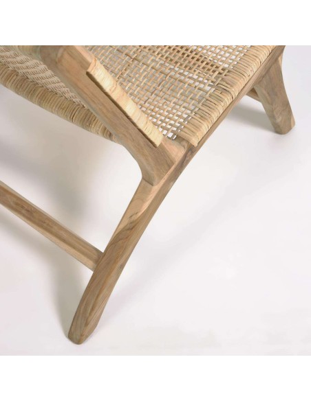Sillón BEIDA madera maciza teca - Kave Home