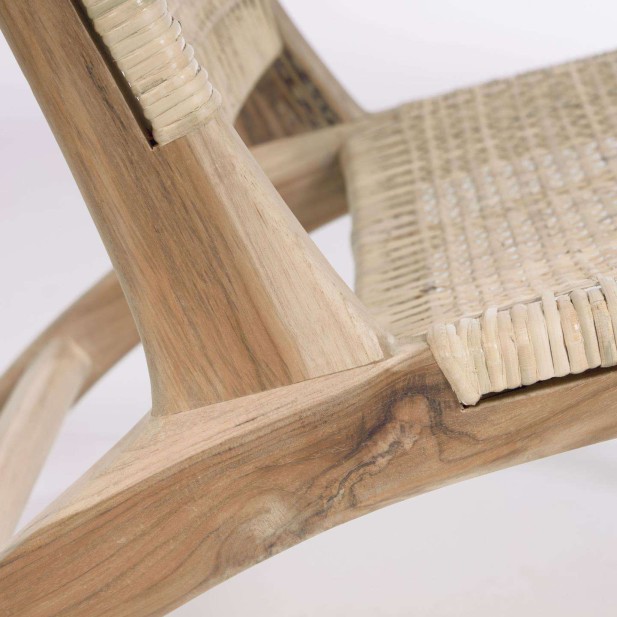 Sillón BEIDA madera maciza teca - Kave Home
