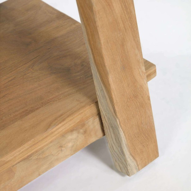 Banco SAFARA madera maciza teca reciclada 150 cm - Kave Home