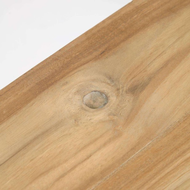 Banco SAFARA madera maciza teca reciclada 150 cm - Kave Home