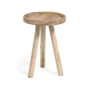 Mesa auxiliar GLENDA Ø 35 cm madera maciza teca; Vackart. CC2147M47. Vackart, tu tienda de diseño