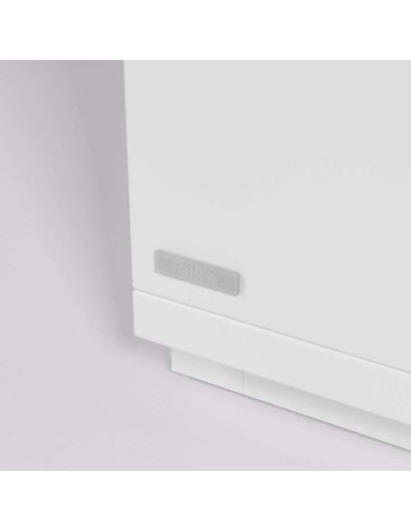 Aparador ABILEN chapa roble/acado blanco 180 x 75 cm - Kave Home