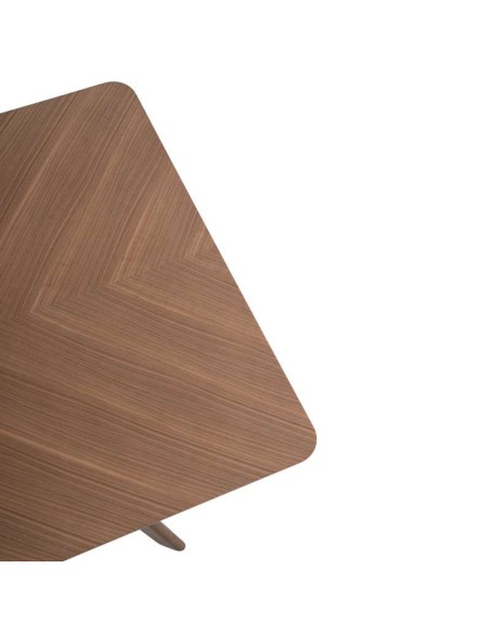 Mesa KULPT 140x90 cm de Comedor, Madera Nogal. Vackart