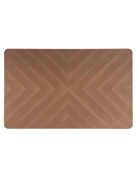 Mesa KULPT 140x90 cm de Comedor, Madera Nogal. Vackart